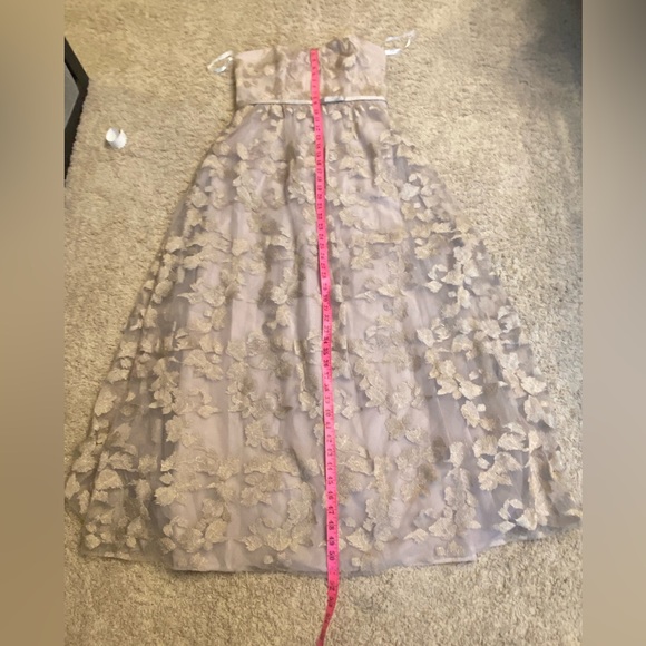 Unaltered Mocha Formal Prom Bridesmaid Dress - Picture 8 of 9